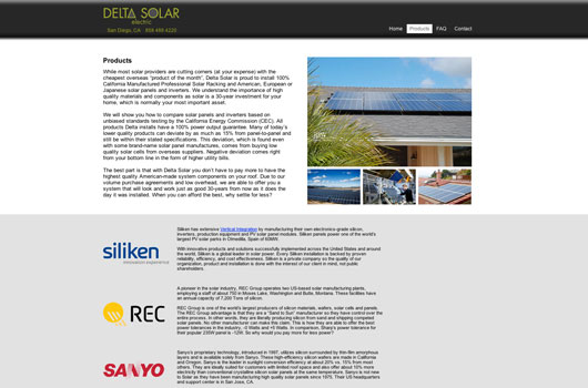 delta solar website page 2
