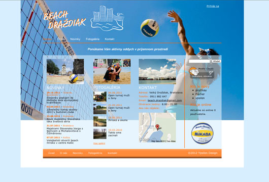 drazdiak club website page 1