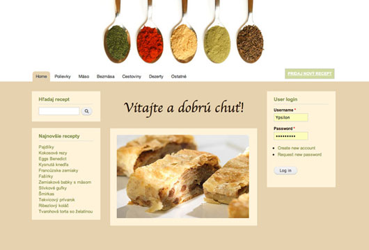 recipes website